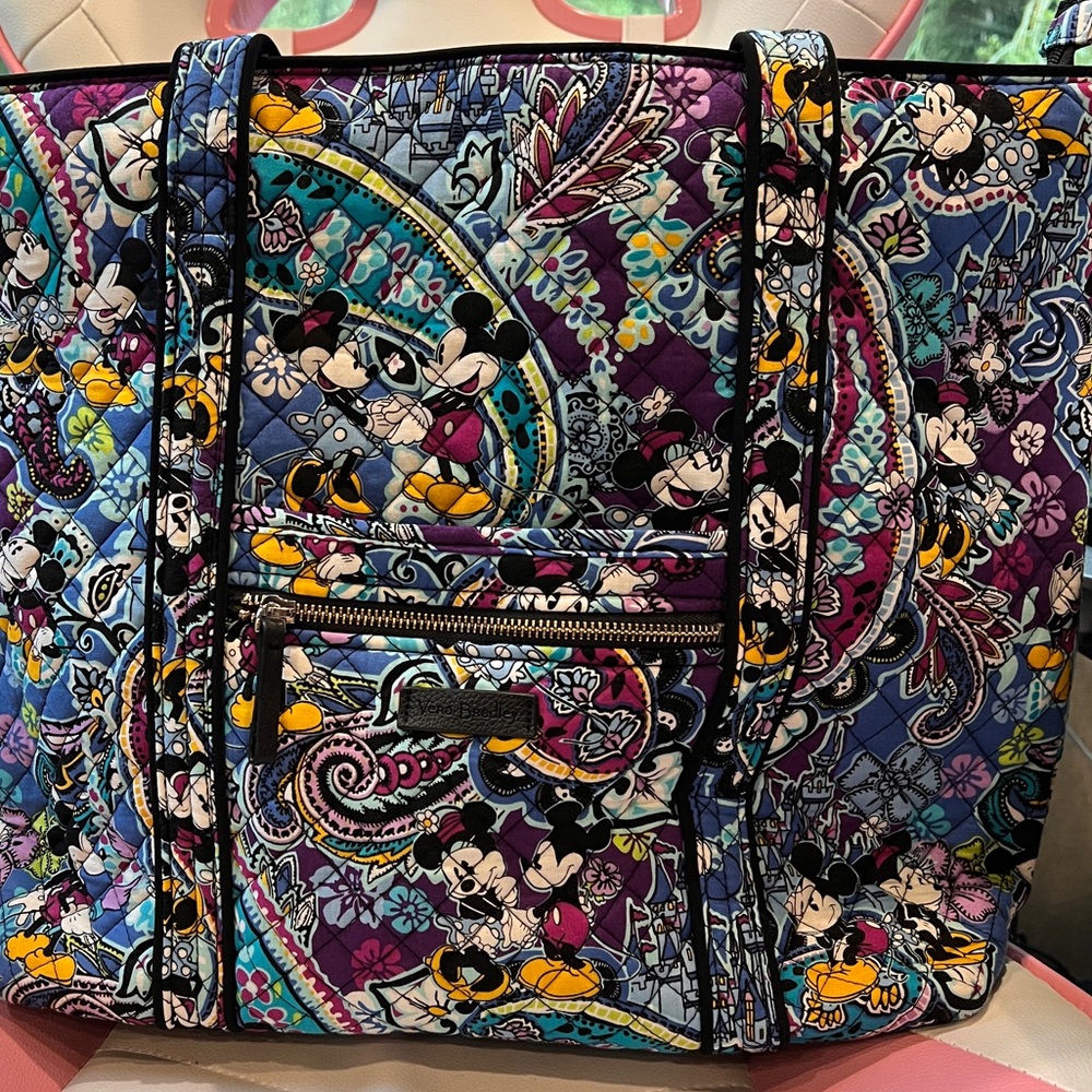 Vera Bradley Disney Iconic Mickey Minnie Tote